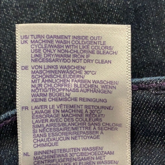 NYDJ crop jeans. Navy blue. Size 10 Ariel - Picture 8 of 8